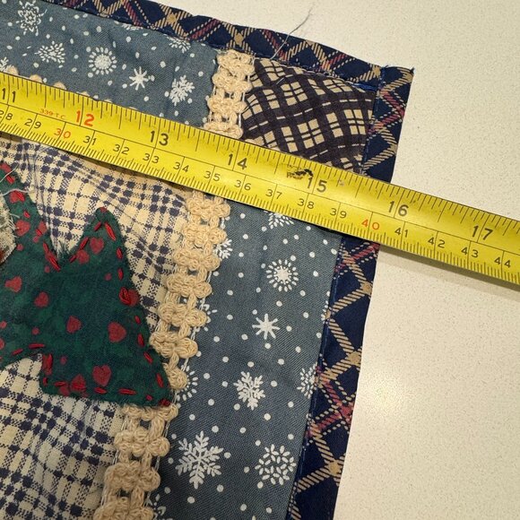 Vintage Pillow Cover 2D Handmade Christmas Winter Snowman Family Zipper *read* - Picture 7 of 7